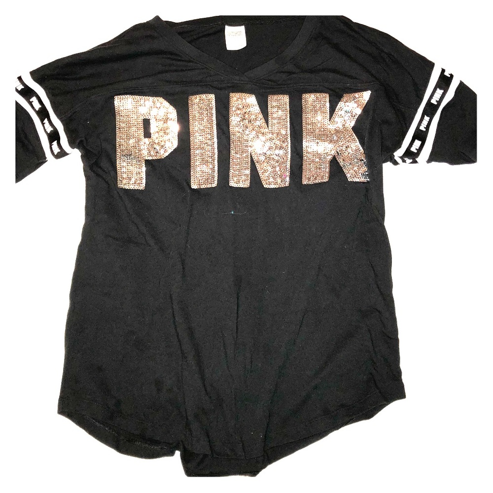 SOLD.. Victoria’s Secret Pink Bling Tee